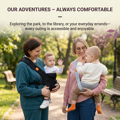 Adjustable baby carrier with multiple carrying positions