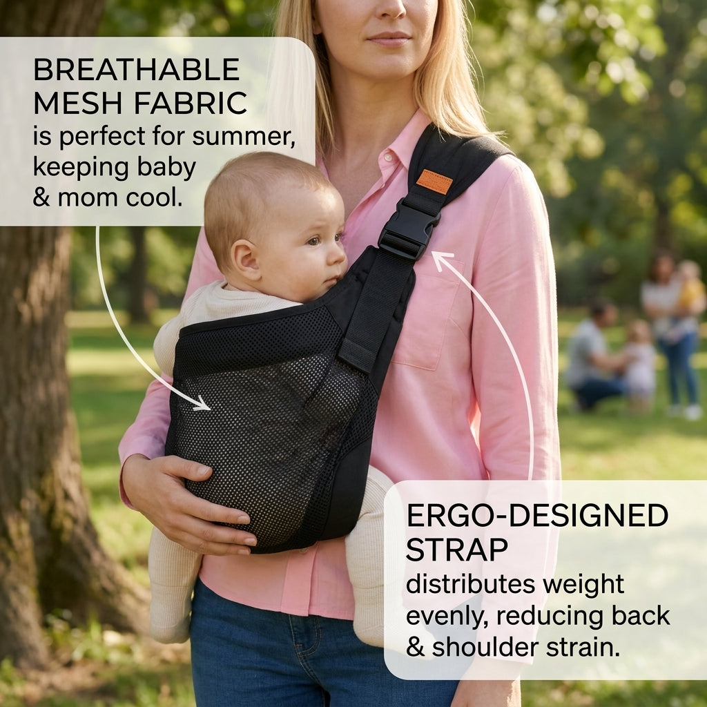 Adjustable baby carrier with multiple carrying positions