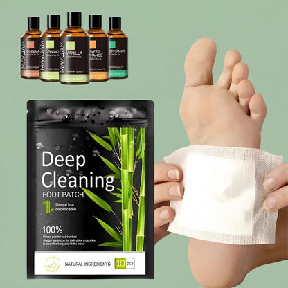 Bamboo foot detox patches - Overnight wellness care