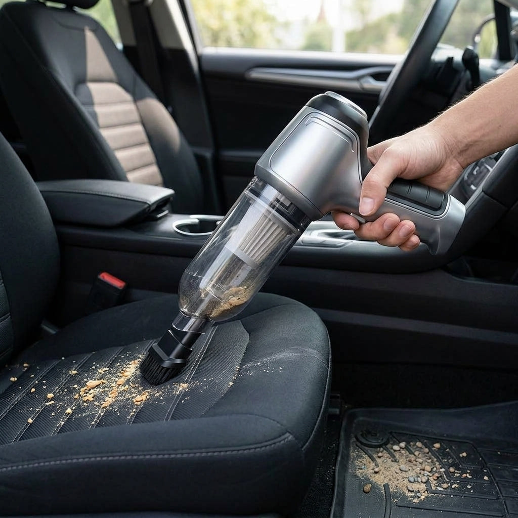 Cordless handheld vacuum cleaner with suction and blower function
