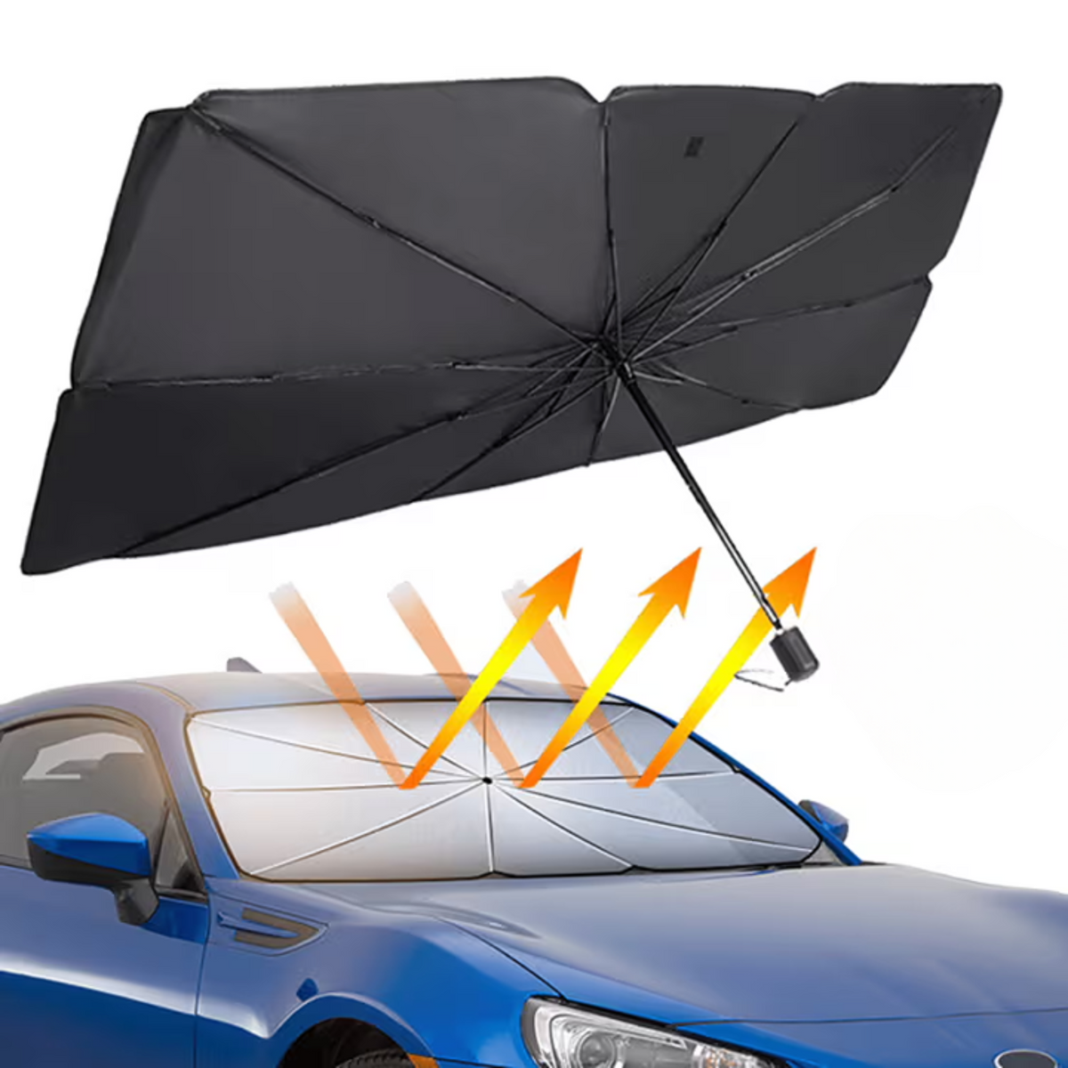 AutoUmbrella : Le Pare-Soleil Pliable Qui Protège Votre Voiture de la Chaleur et des UV