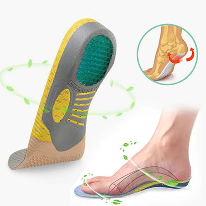 Plantar Fasciitis Gel Support Insoles