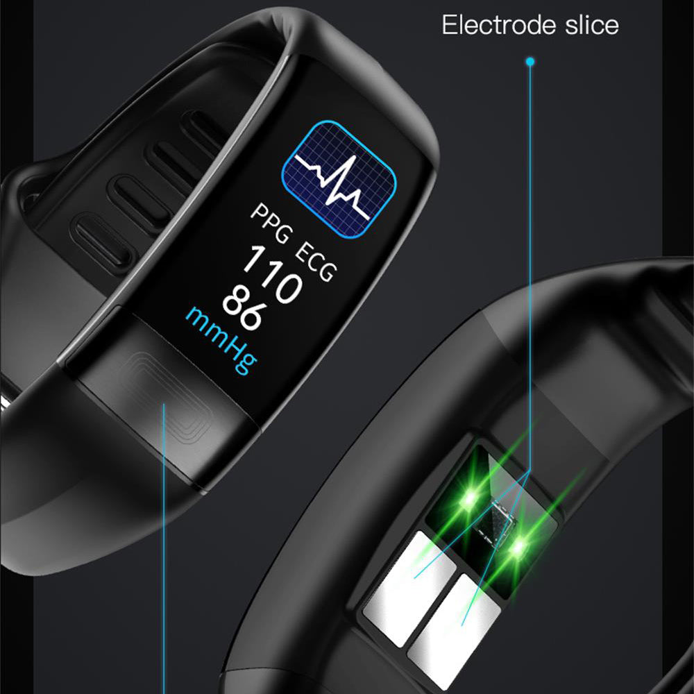 Smart health bracelet with ECG, heart rate, SpO2 and sleep tracking