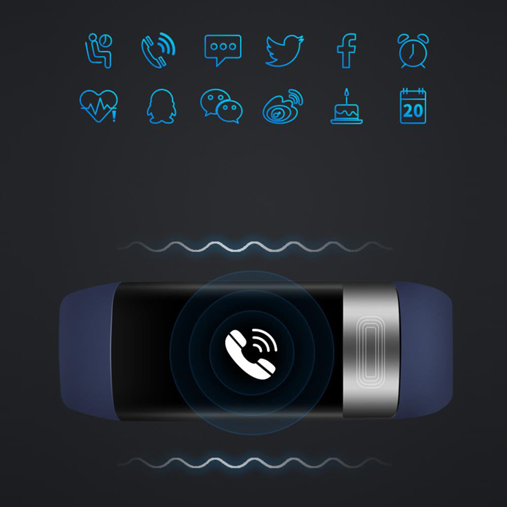 Smart health bracelet with ECG, heart rate, SpO2 and sleep tracking