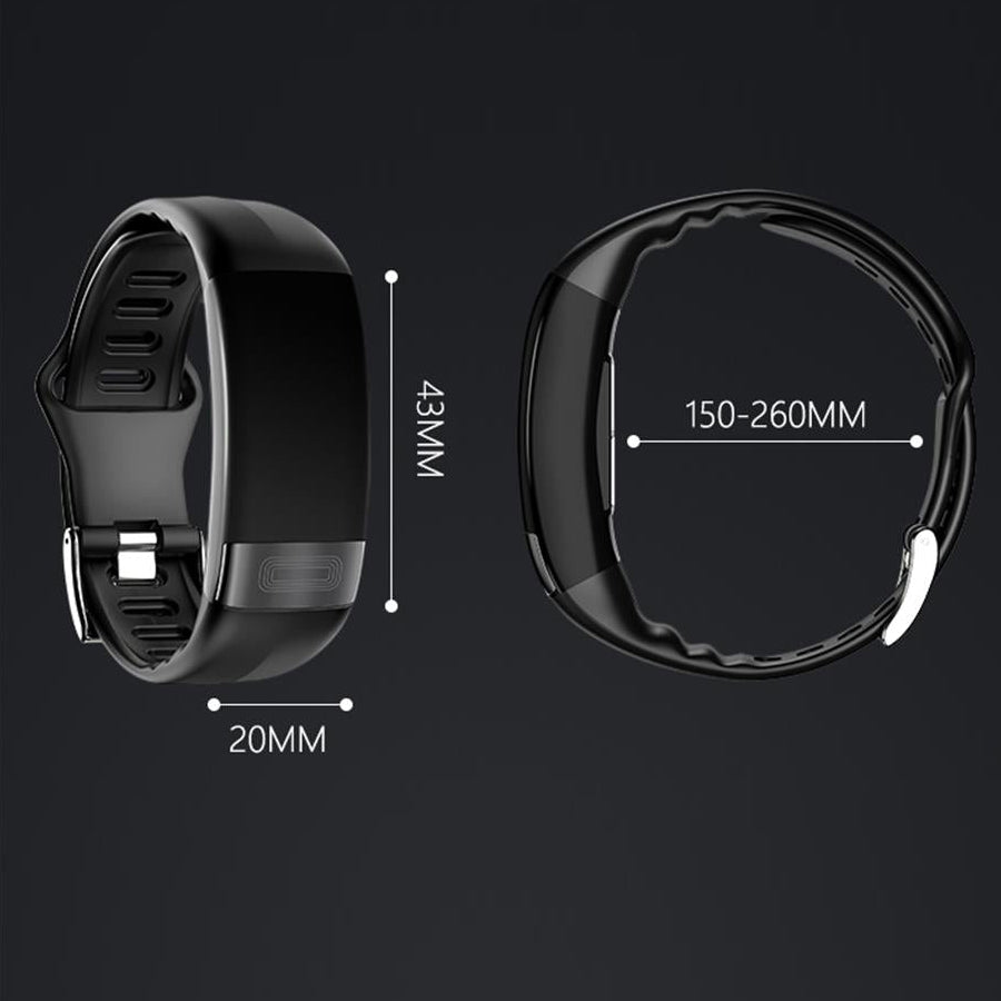 Smart health bracelet with ECG, heart rate, SpO2 and sleep tracking