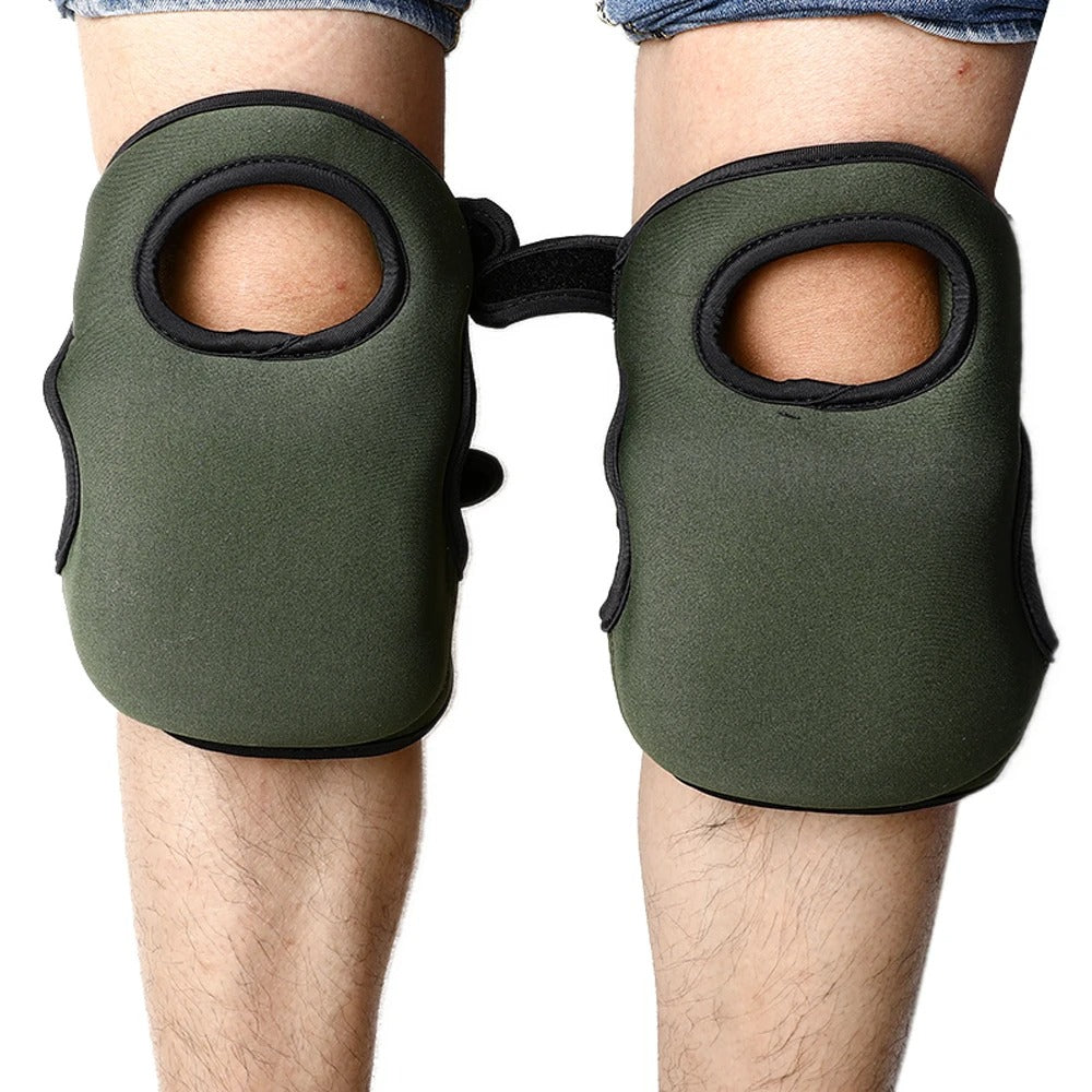 Garden knee pads - EVA foam protective kneeling pads with secure straps