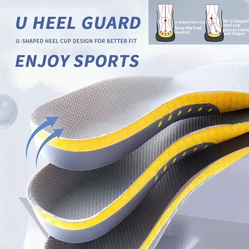 Plantar fasciitis gel insoles for arch support and everyday comfort