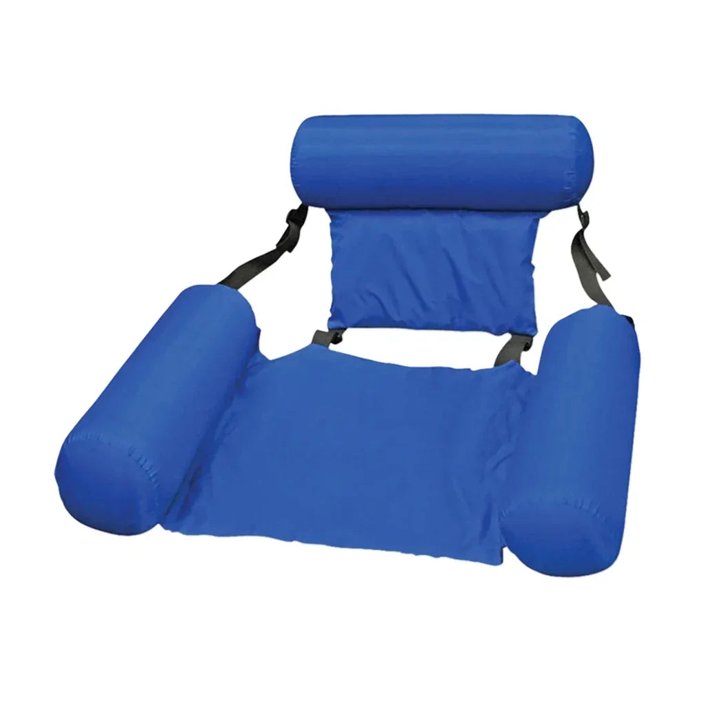 Chaise d’eau gonflable confortable – Détente ultime pour piscine, lac et plage