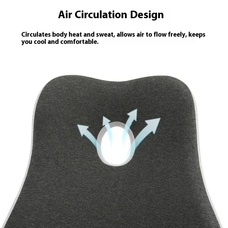 Memory foam lumbar support pillow for office, car and daily comfort