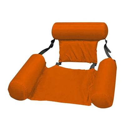 Chaise d’eau gonflable confortable – Détente ultime pour piscine, lac et plage