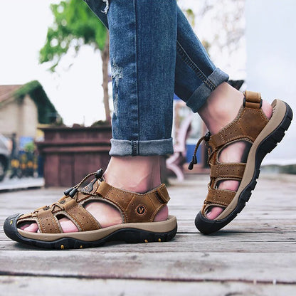 Men’s non-slip summer sandals with ergonomic cushioning for outdoor comfort