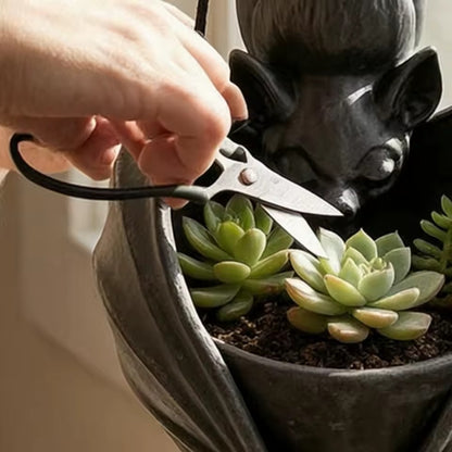 Halloween hanging bat planter for indoor and outdoor décor