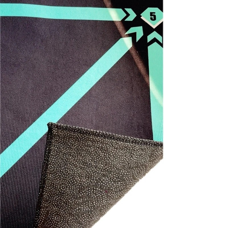 Non-slip football training mat with training socks