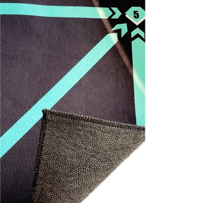 Non-slip football training mat with training socks