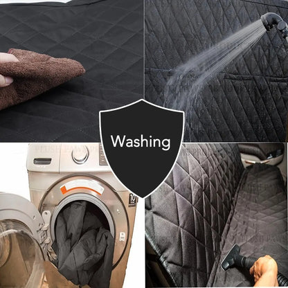 Waterproof dog car seat protector with padded comfort
