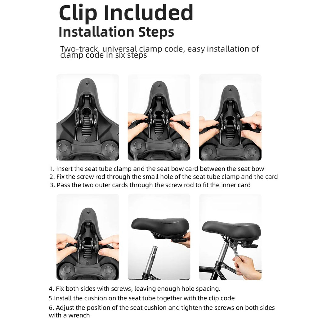 Memory foam bike saddle – Ergonomic comfort with shock absorption
