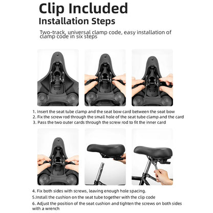 Memory foam bike saddle – Ergonomic comfort with shock absorption