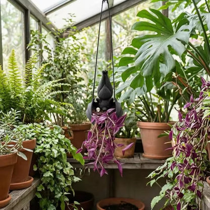 Halloween hanging bat planter for indoor and outdoor décor