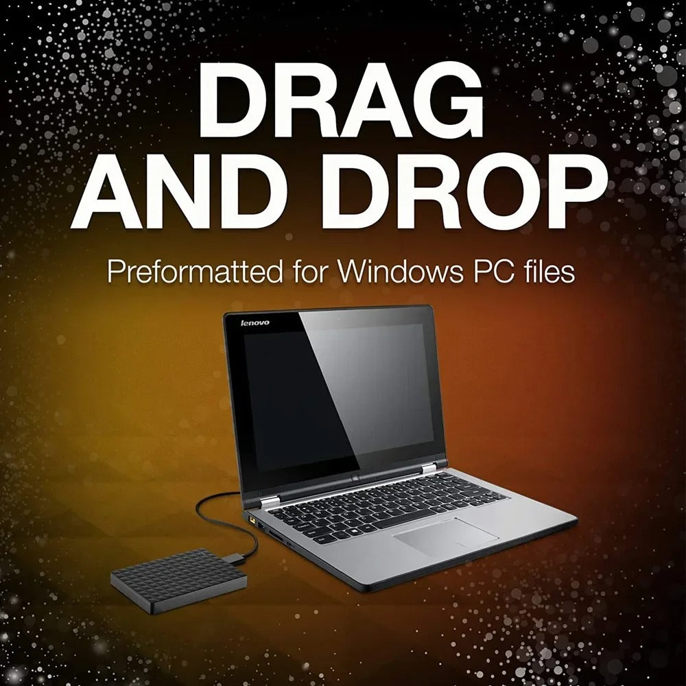 Universal 64GB portable external hard drive with USB 3.0