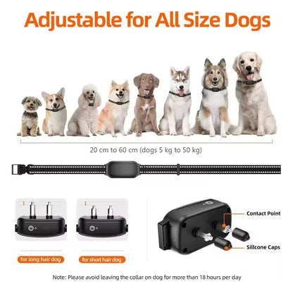 Waterproof rechargeable dog training collar | 1000m range