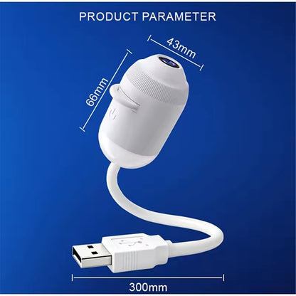 USB rechargeable bedside night light - Soft LED glow for cosy evenings