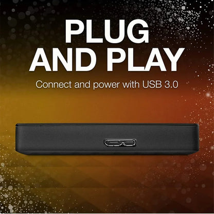 Universal 64GB portable external hard drive with USB 3.0