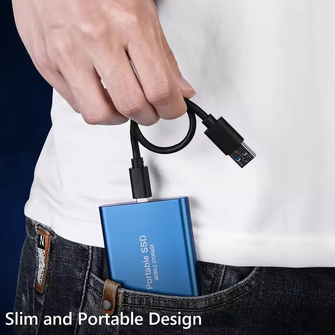 Ultra-Fast External SSD Hard Drive - Compact, High-Capacity Storage