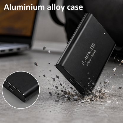 Ultra-Fast External SSD Hard Drive - Compact, High-Capacity Storage