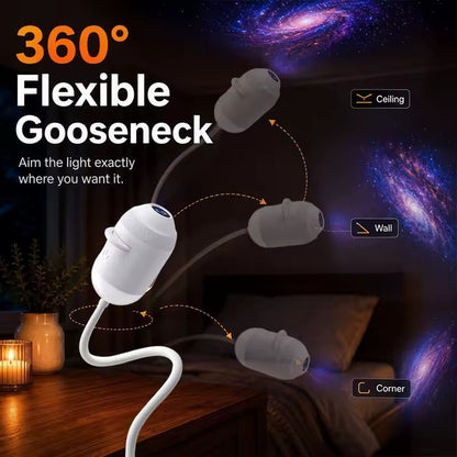 USB rechargeable bedside night light - Soft LED glow for cosy evenings