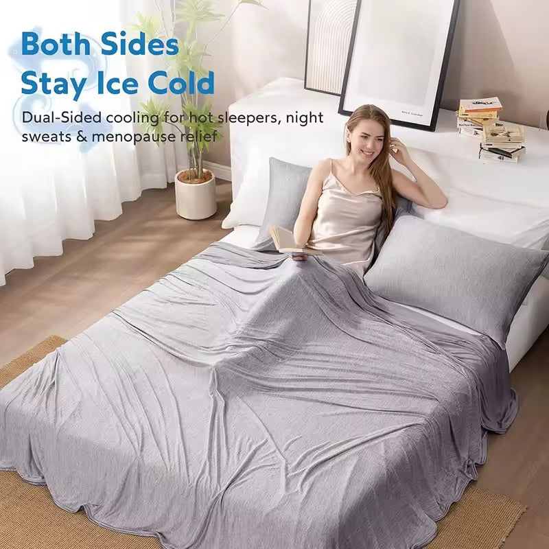 Cooling summer quilt for lightweight comfort on warm nights
