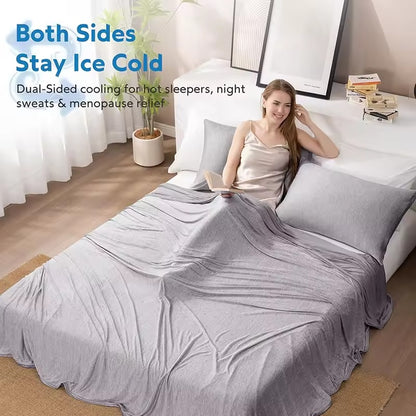 Cooling summer quilt for lightweight comfort on warm nights