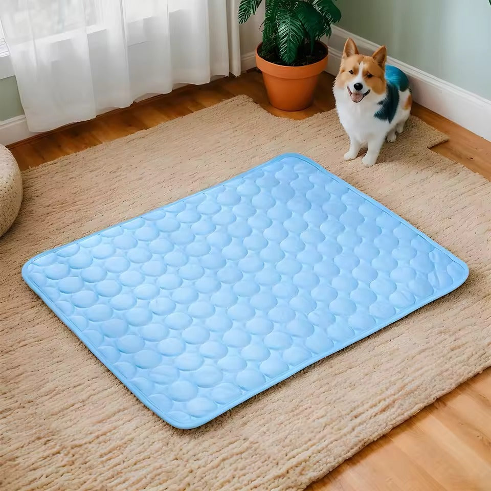 Cooling dog mat with comfortable design for hot summer days