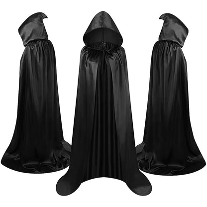 Kids' wizard hooded cloak for Halloween dress-up