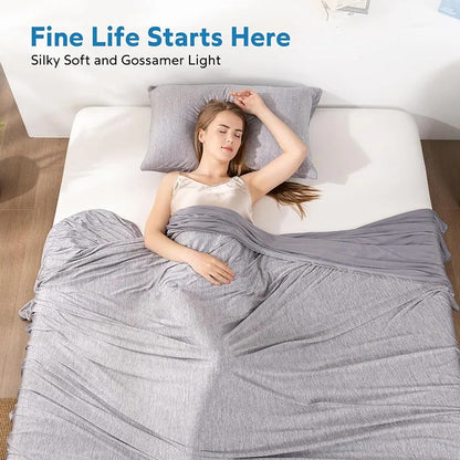 Cooling summer quilt for lightweight comfort on warm nights