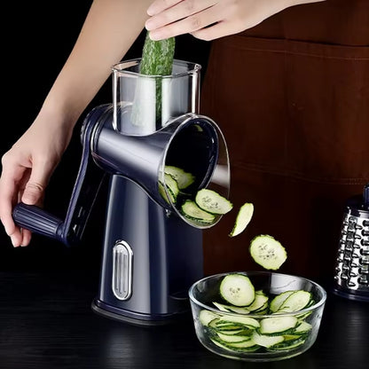 Multifunction kitchen mandoline with interchangeable blades