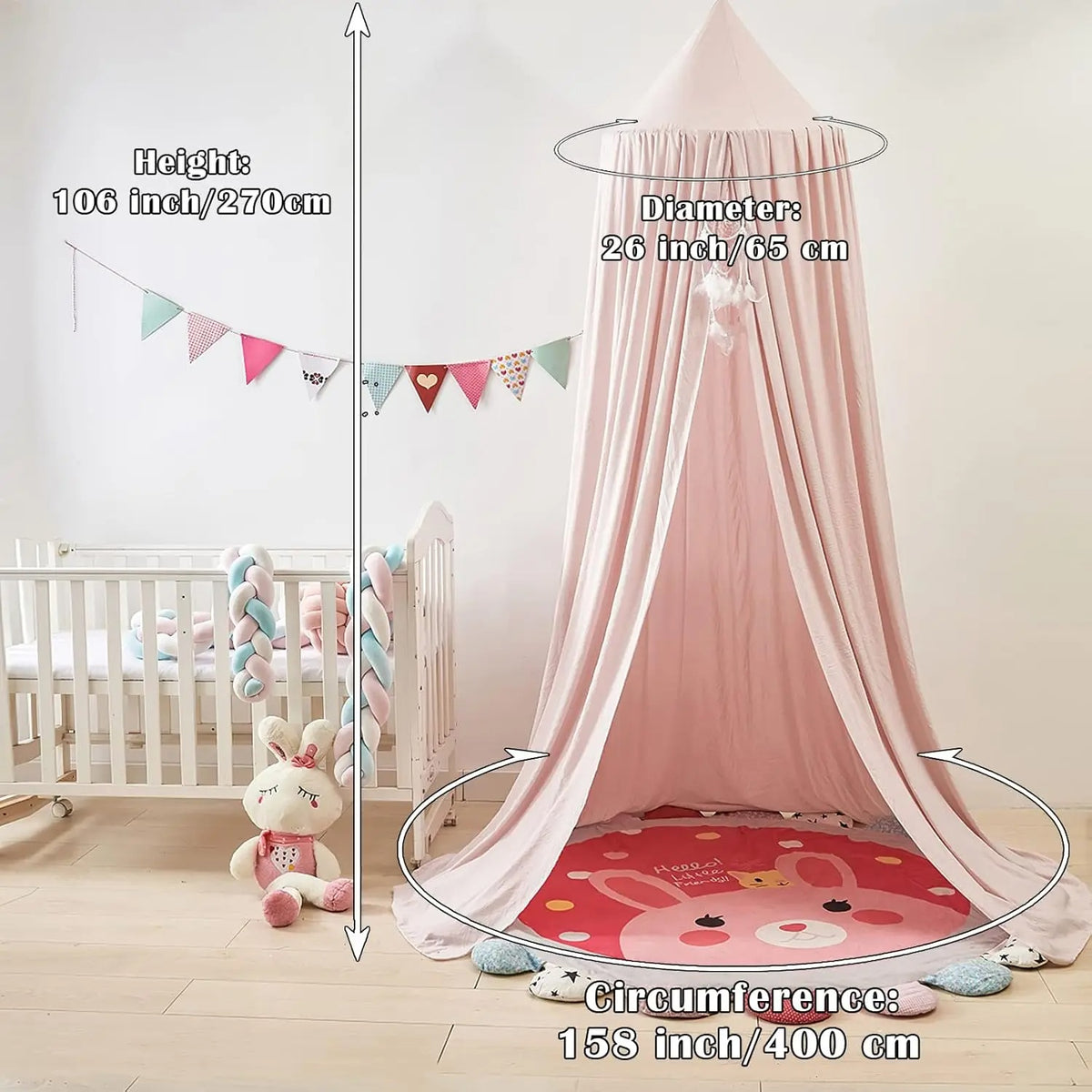 Children's blackout bed canopy - Private and cosy sleep space