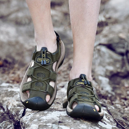 Men’s non-slip summer sandals with ergonomic cushioning for outdoor comfort