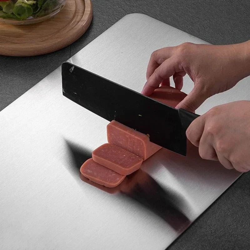 Stainless steel cutting board – Durable kitchen prep board