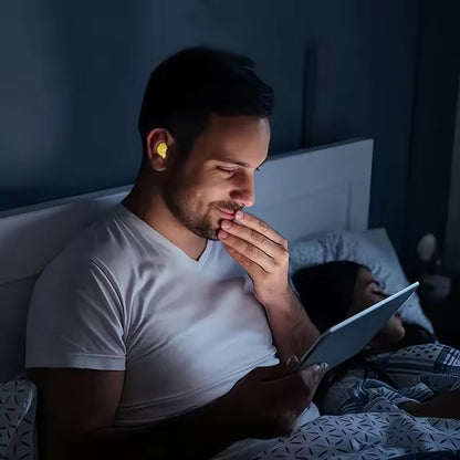 Reusable silicone earplugs for swimming, sleep and noise reduction