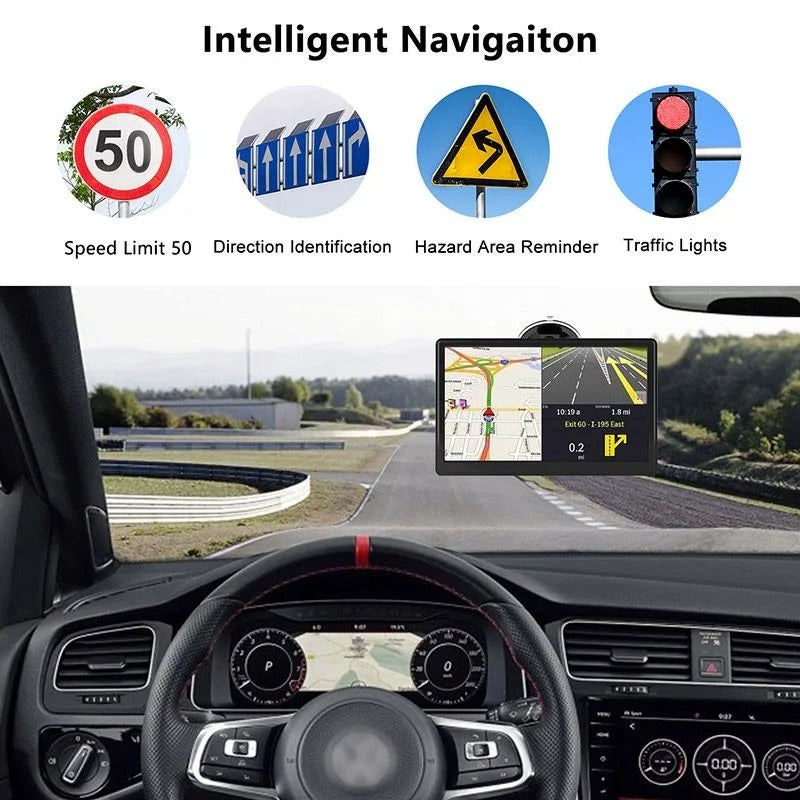 7-inch GPS navigation system | Real-time traffic and route guidance