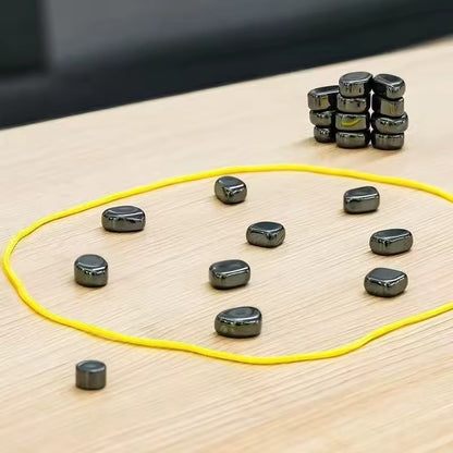Magnetic strategy board game with 20–40 pieces for family game nights