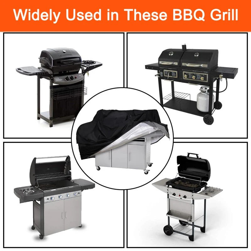 Waterproof Oxford barbecue cover for outdoor weather protection