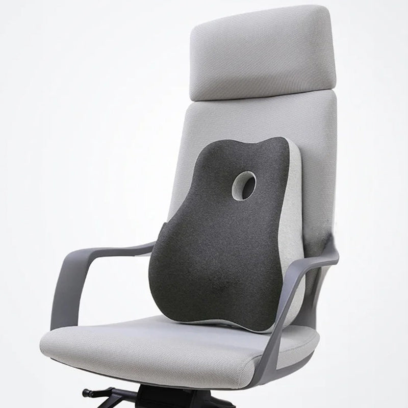 Memory foam lumbar support pillow for office, car and daily comfort