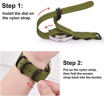Rugged outdoor military watch - Durable design for everyday adventures