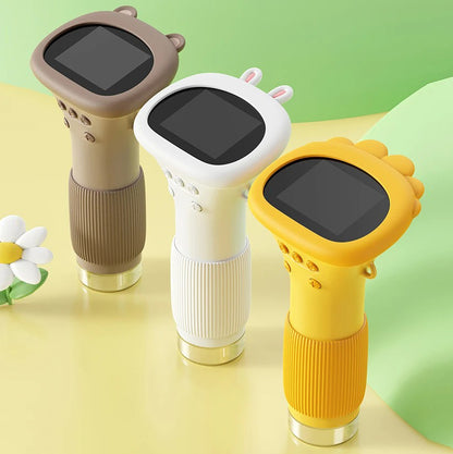 Kids' microscope with 200x–1000x magnification and LED light