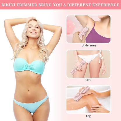 Women's 2-in-1 electric body trimmer | Dual-head wet & dry grooming
