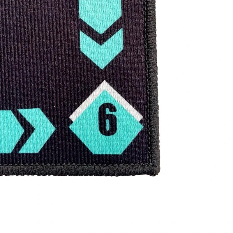 Non-slip football training mat with training socks