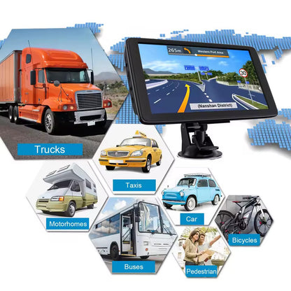 7-inch GPS navigation system | Real-time traffic and route guidance