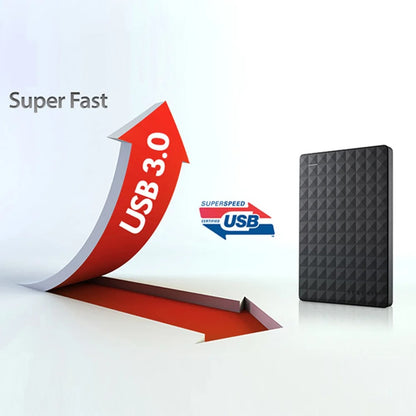 Universal 64GB portable external hard drive with USB 3.0