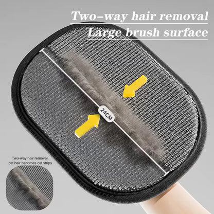 Pet hair removal brush - Reusable multi-surface cleaning tool